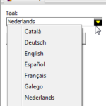 Taalselectie in Minibloq v0.81 Beta